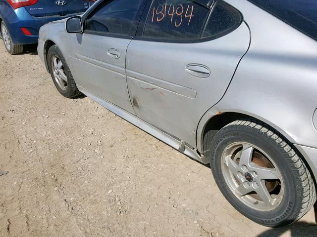 2G2WS522141125779 - 2004 PONTIAC GRAND PRIX 银色 照片 9
