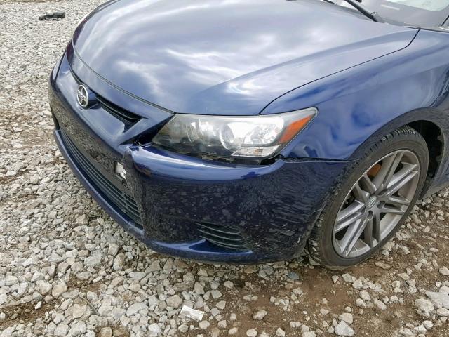 JTKJF5C75C3032186 - 2012 TOYOTA SCION TC BLUE photo 9