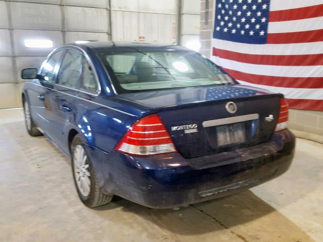 1MEFM42196G603720 - 2006 MERCURY MONTEGO PR 蓝色 照片 3