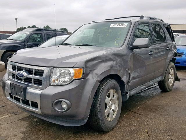 1FMCU9EG4BKC49092 - 2011 FORD ESCAPE LIM GRAY photo 2