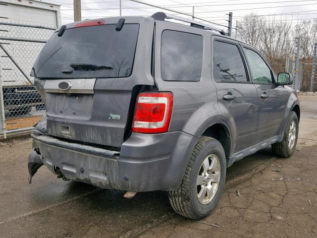 1FMCU9EG4BKC49092 - 2011 FORD ESCAPE LIM GRAY photo 4