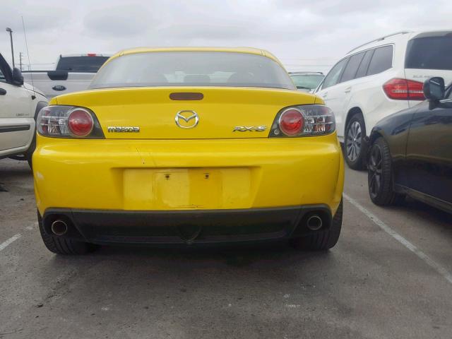 JM1FE173X40101781 - 2004 MAZDA RX8 YELLOW photo 10