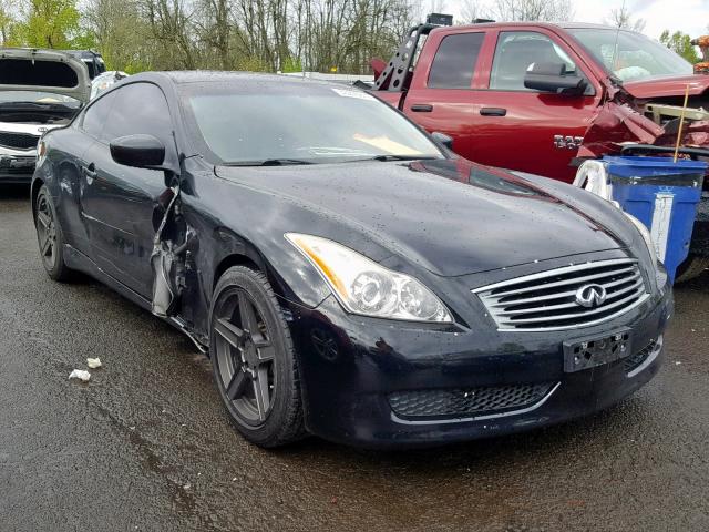 JNKCV64E68M125482 - 2008 INFINITI G37 BASE BLACK photo 1