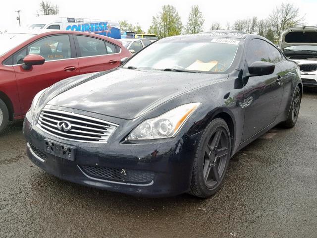 JNKCV64E68M125482 - 2008 INFINITI G37 BASE BLACK photo 2