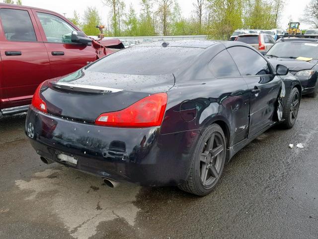 JNKCV64E68M125482 - 2008 INFINITI G37 BASE BLACK photo 4