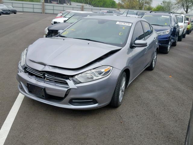 1C3CDFDH2FD120506 - 2015 DODGE DART SE AE SILVER photo 2