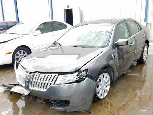 3LNHL2GC9CR828425 - 2012 LINCOLN MKZ GRAY photo 2