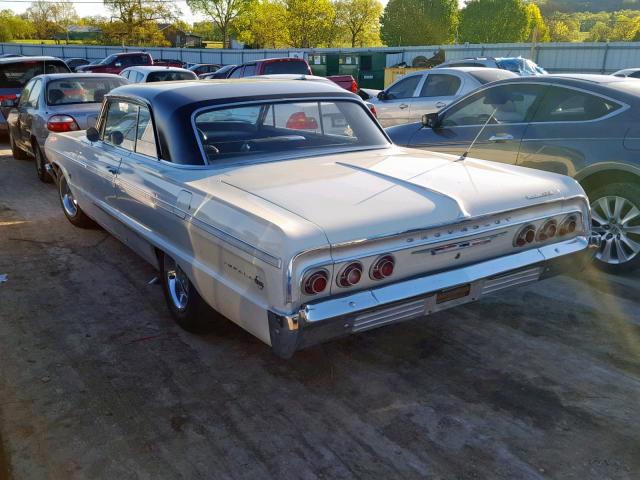 41447S130295 - 1964 CHEVROLET IMPALA  SS WHITE photo 3