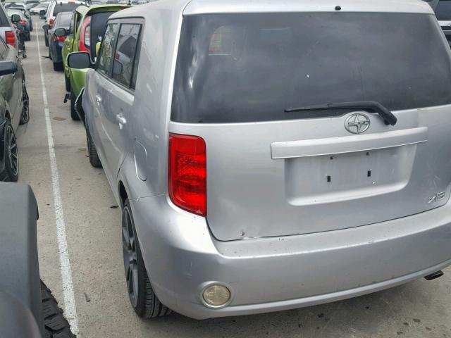 JTLKE50E891061935 - 2009 TOYOTA SCION XB 银色 照片 3