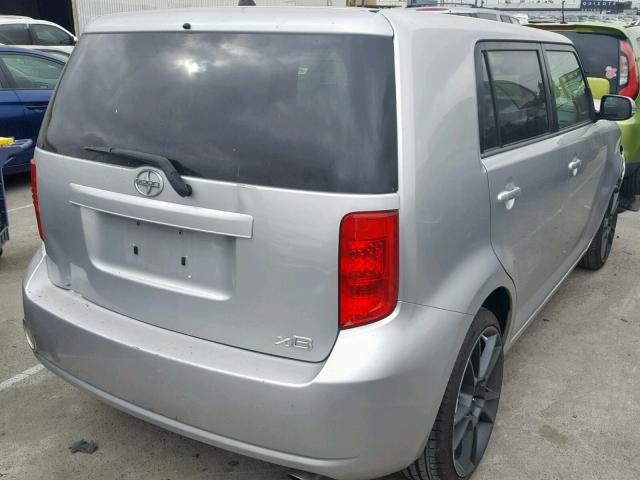 JTLKE50E891061935 - 2009 TOYOTA SCION XB 银色 照片 4