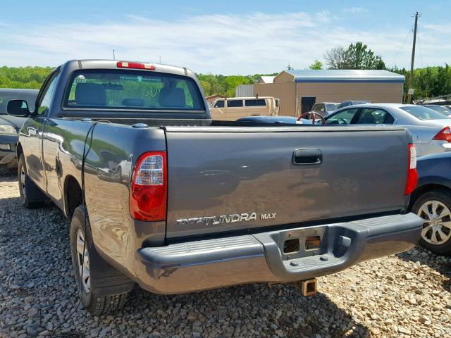 5TBJU32135S450724 - 2005 TOYOTA TUNDRA SILVER photo 3