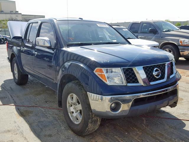 1N6AD07W16C426612 - 2006 NISSAN FRONTIER C BLUE photo 1