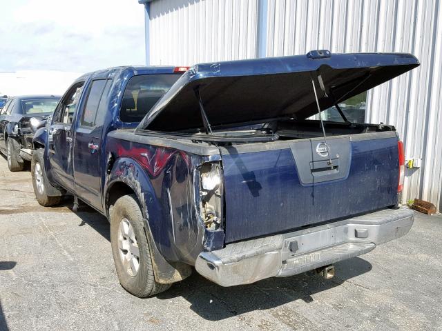 1N6AD07W16C426612 - 2006 NISSAN FRONTIER C BLUE photo 3