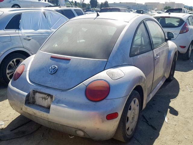 3VWBC21C0YM458521 - 2000 VOLKSWAGEN NEW BEETLE Gümüş foto 4