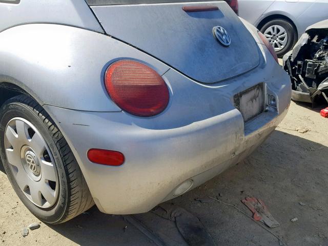 3VWBC21C0YM458521 - 2000 VOLKSWAGEN NEW BEETLE Gümüş foto 9