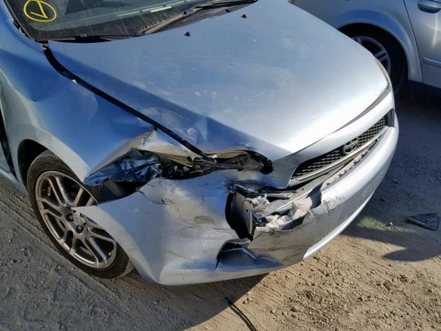 JTKDE177560065875 - 2006 TOYOTA SCION TC BLUE photo 9