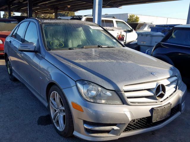 WDDGF4HB2CA618094 - 2012 MERCEDES-BENZ C 250 SILVER photo 1