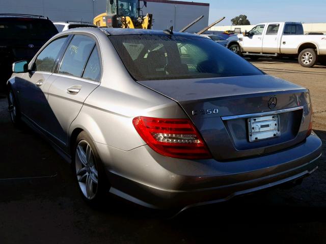 WDDGF4HB2CA618094 - 2012 MERCEDES-BENZ C 250 SILVER photo 3