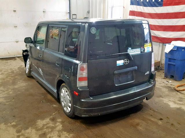 JTLKT324X64086778 - 2006 TOYOTA SCION XB 黑色 照片 3