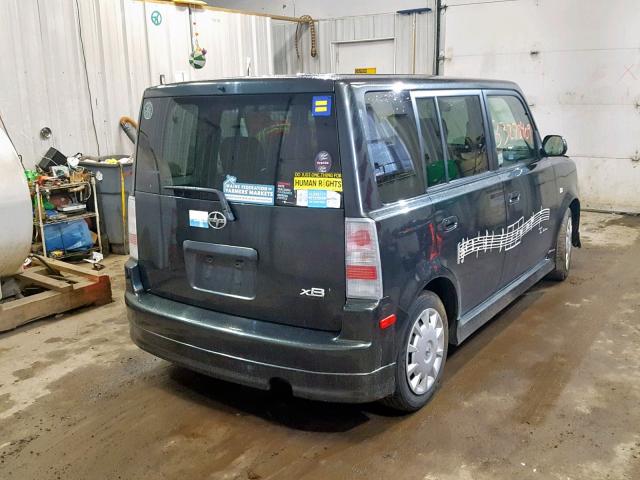 JTLKT324X64086778 - 2006 TOYOTA SCION XB 黑色 照片 4