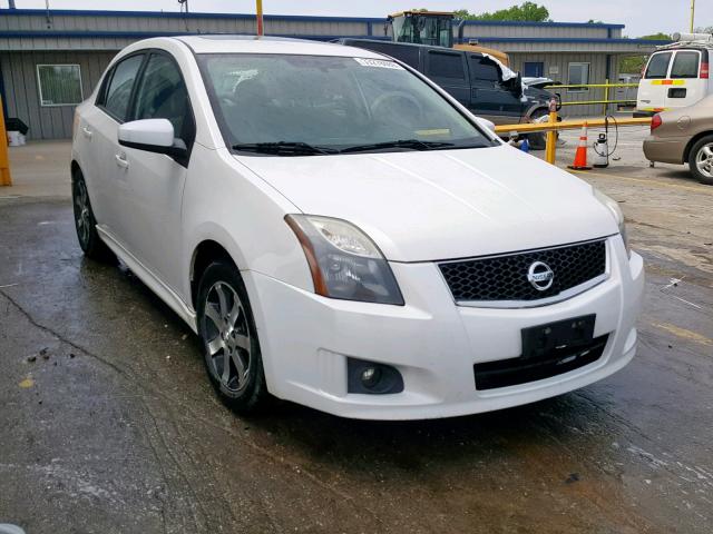 3N1AB6APXCL675877 - 2012 NISSAN SENTRA 2.0 WHITE photo 1