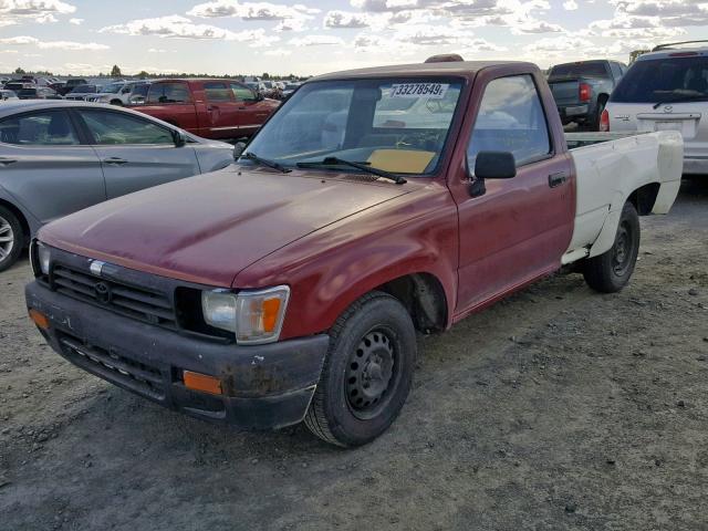 4TARN81A1RZ302769 - 1994 TOYOTA PICKUP 1/2 TWO TONE photo 2