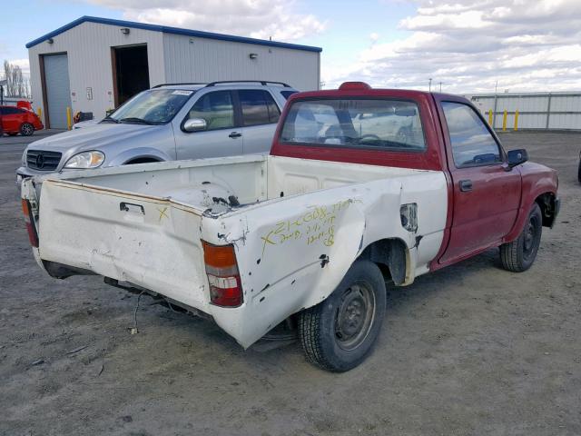 4TARN81A1RZ302769 - 1994 TOYOTA PICKUP 1/2 TWO TONE photo 4