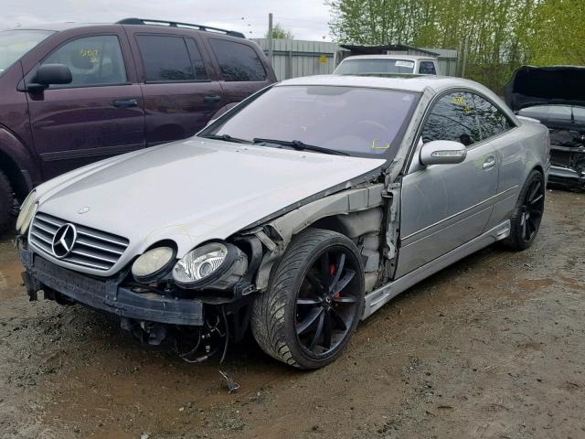 WDBPJ75J54A042846 - 2004 MERCEDES-BENZ CL 500 GRAY photo 2