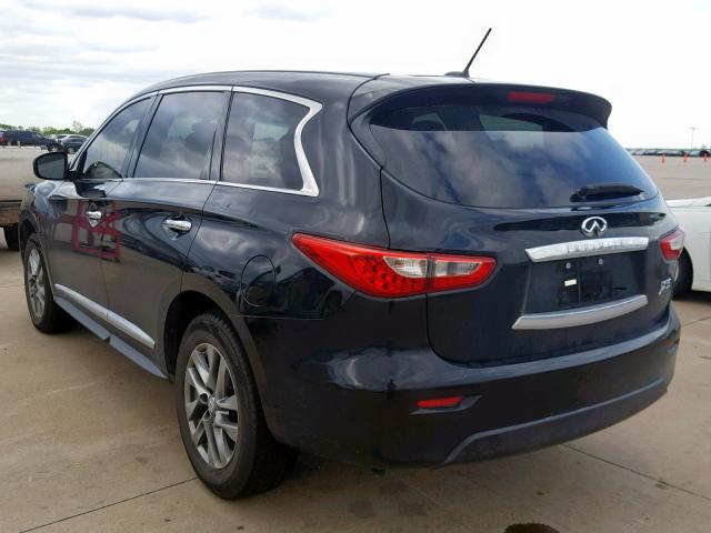 5N1AL0MN9DC335100 - 2013 INFINITI JX35 BLUE photo 3