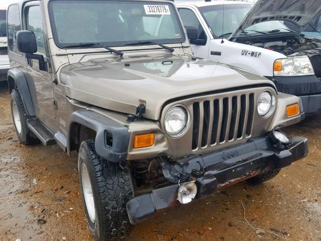 1J4FA49S34P711539 - 2004 JEEP WRANGLER / BROWN photo 9