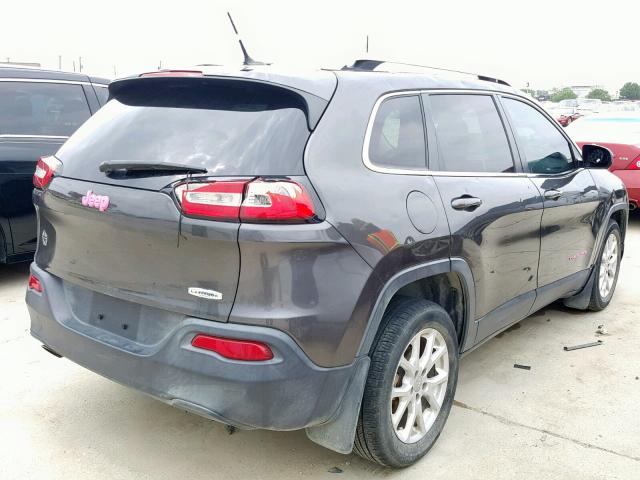 1C4PJLCB7EW204356 - 2014 JEEP CHEROKEE L GRAY photo 4