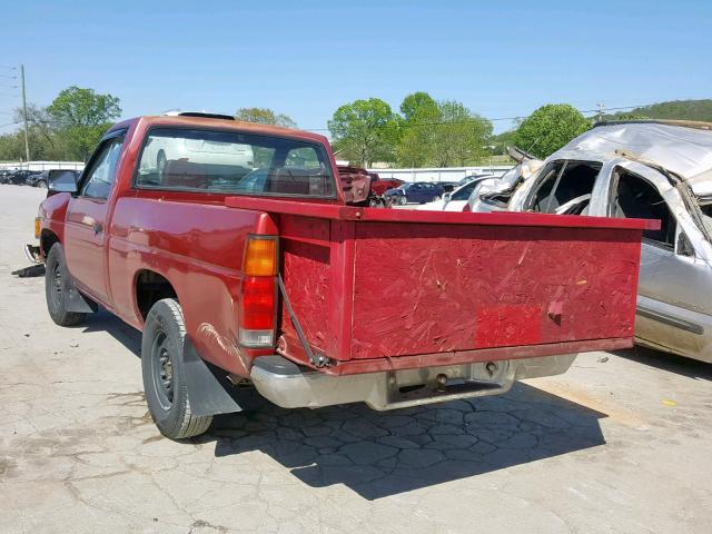 1N6SD11S0MC306393 - 1991 NISSAN TRUCK SHOR MAROON photo 3