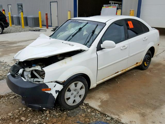 KL5JD56Z56K328805 - 2006 SUZUKI FORENZA WHITE photo 2