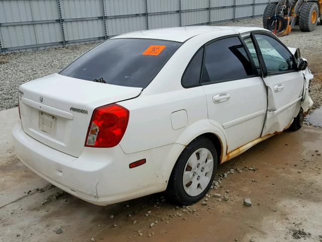 KL5JD56Z56K328805 - 2006 SUZUKI FORENZA WHITE photo 4