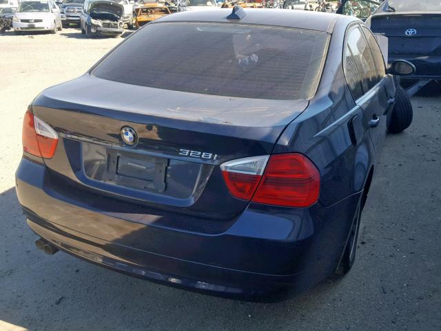 WBAVC53557FZ73834 - 2007 BMW 328 I SULE BLUE photo 4