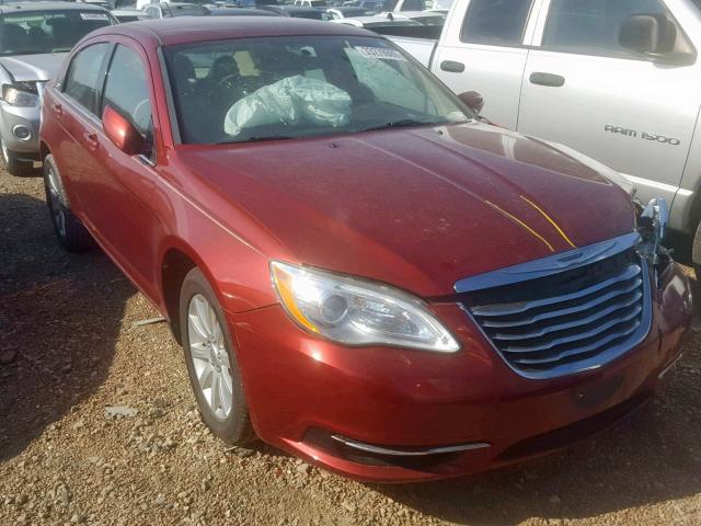 1C3CCBBBXCN189153 - 2012 CHRYSLER 200 TOURIN MAROON photo 1