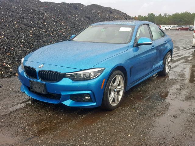 WBA4J3C53JBB97274 - 2018 BMW 430XI GRAN BLUE photo 2