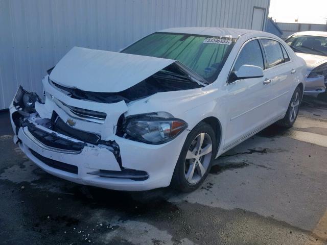 1G1ZC5E06CF342647 - 2012 CHEVROLET MALIBU 1LT 白色 照片 2