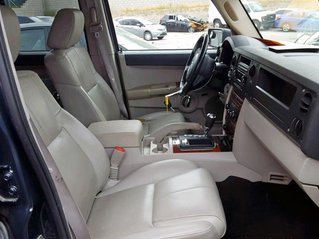 1J8HG58247C530202 - 2007 JEEP COMMANDER BLUE photo 4