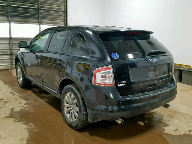 2FMDK3JC4ABB04511 - 2010 FORD EDGE SEL BLACK photo 3