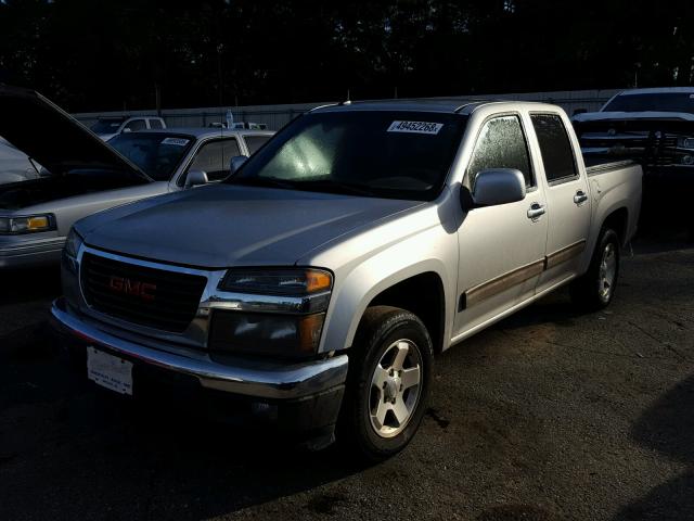 1GTDSCD91A8148280 - 2010 GMC CANYON SLE SILVER photo 2