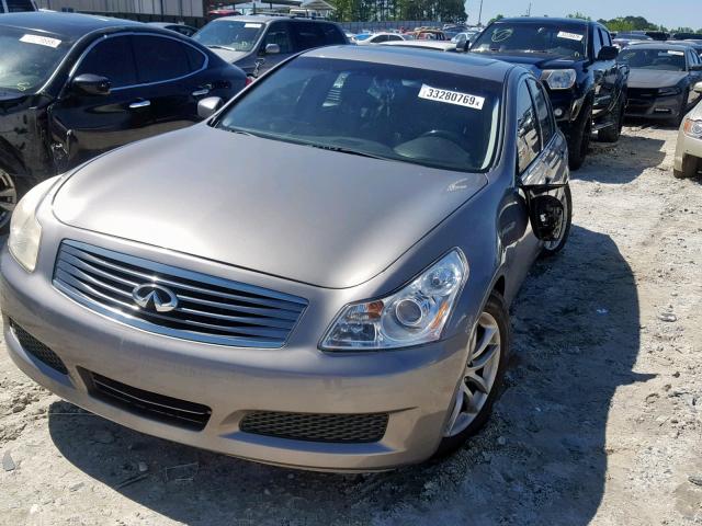 JNKCV61F79M365753 - 2009 INFINITI G37 SILVER photo 2