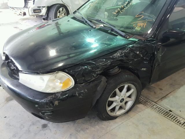 1FAFP66L4YK115894 - 2000 FORD CONTOUR SE BLACK photo 9