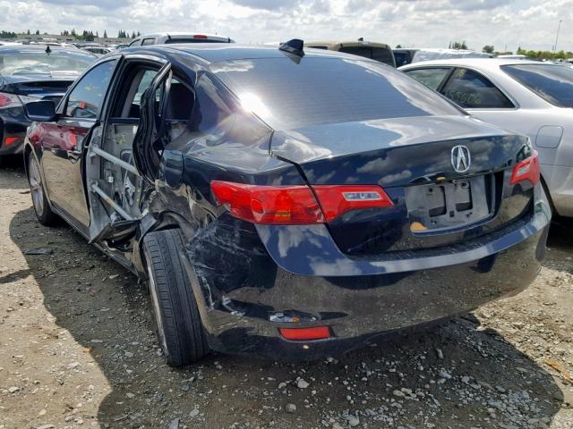 19VDE1F39EE001052 - 2014 ACURA ILX 20 BLACK photo 3