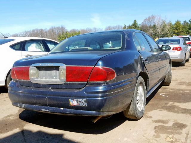 1G4HP52K244151393 - 2004 BUICK LESABRE CU BLUE photo 4