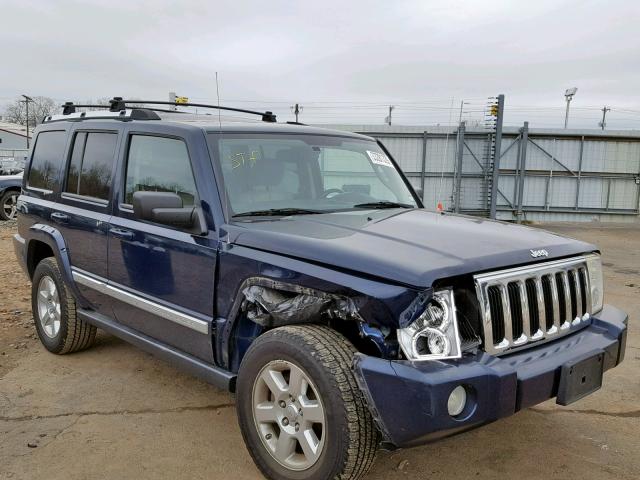 1J8HG58N56C151458 - 2006 JEEP COMMANDER BLUE photo 1