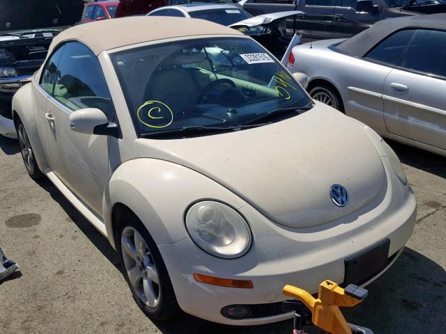 3VWSG31Y67M414611 - 2007 VOLKSWAGEN NEW BEETLE BEIGE photo 1