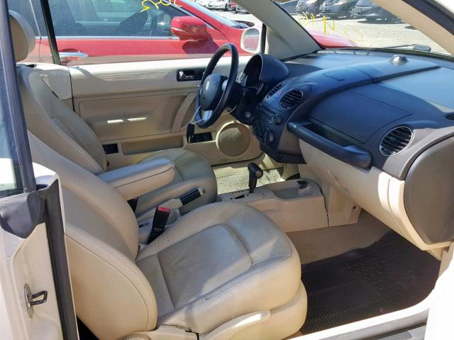 3VWSG31Y67M414611 - 2007 VOLKSWAGEN NEW BEETLE Bej foto 5