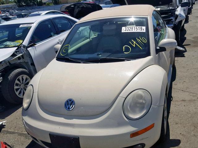 3VWSG31Y67M414611 - 2007 VOLKSWAGEN NEW BEETLE Bej foto 9