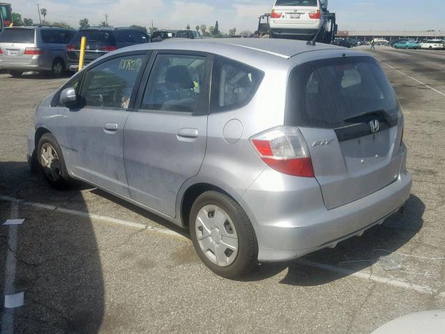 JHMGE8H32DC071118 - 2013 HONDA FIT SILVER photo 3